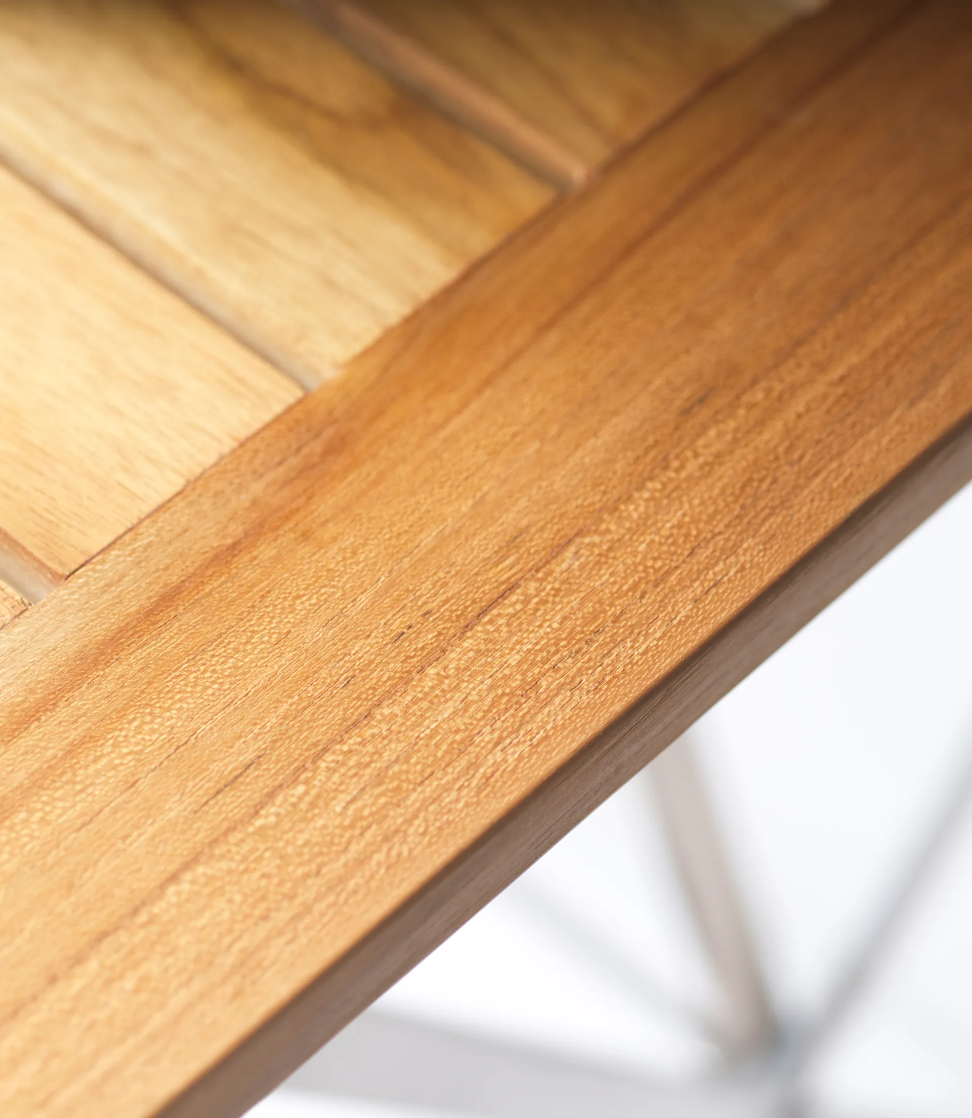 M26 Lilleø stół ogrodowy, Teak-nierdzewna stal FDB Møbler