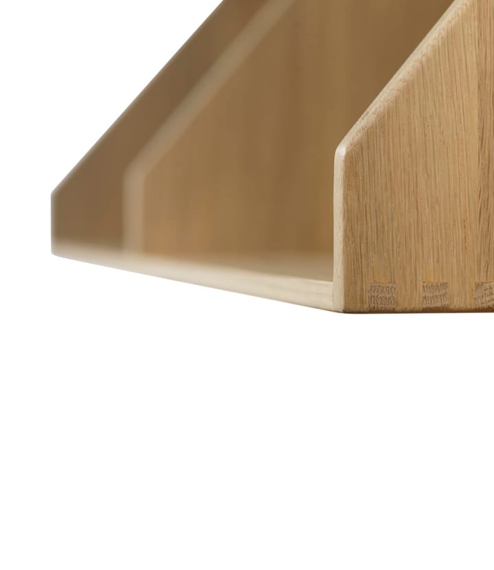 Półka B5 gloss 5 80x21 cm, Oak nature lacquered FDB Møbler