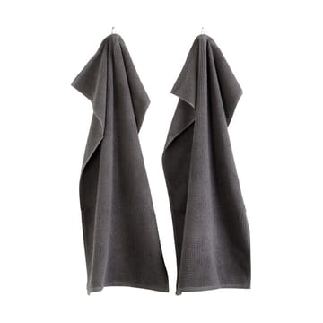 R33 Kirkeby ręcznik 2 szt. - Granite gray - FDB Møbler