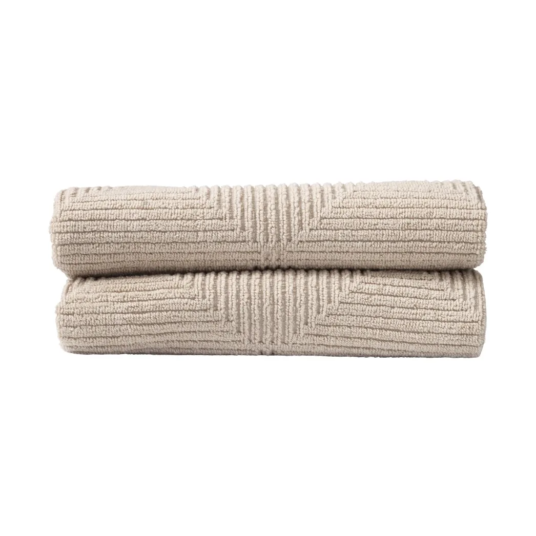 R33 Kirkeby ręcznik 2 szt., Rainy day FDB Møbler