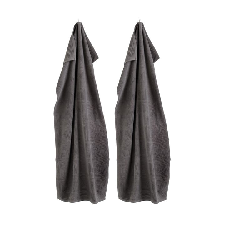 R33 Kirkeby ręcznik kąpielowy 2 szt., Granite gray FDB Møbler