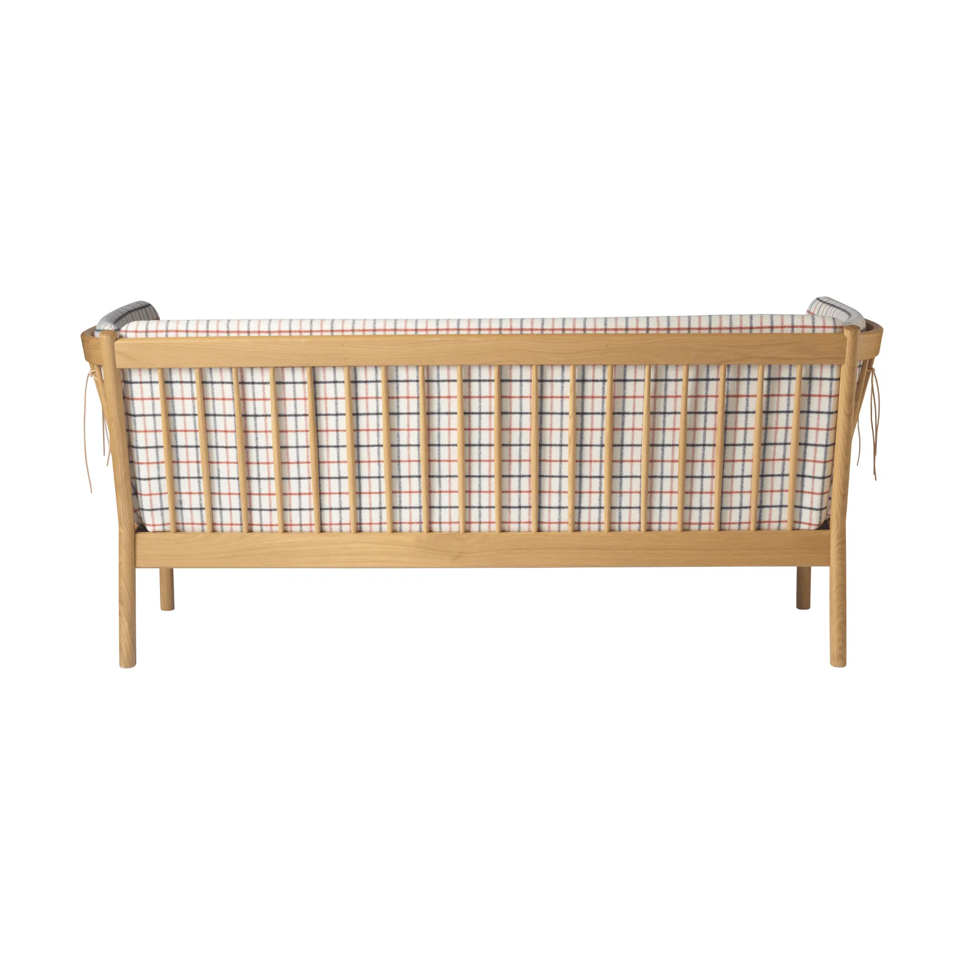 Sofa L45 MK154, Dąb lakierowany-tkanina beige FDB Møbler