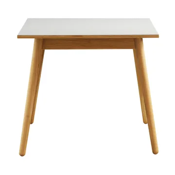 Stół do jadalni C35A 82x82 cm - Light grey-oak nature lacquered - FDB Møbler