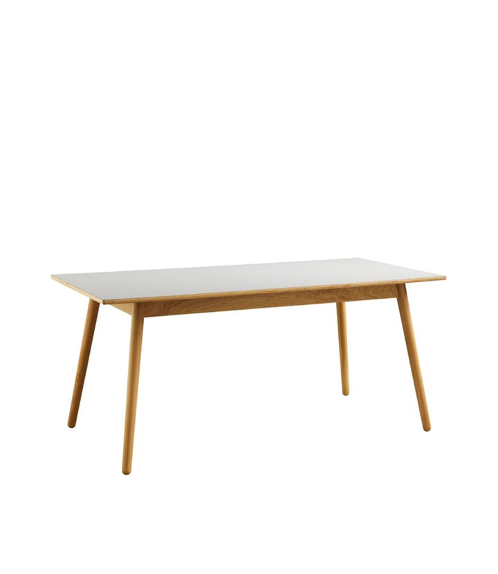 Stół do jadalni C35B 82x160 cm, Light grey-oak nature lacquered FDB Møbler