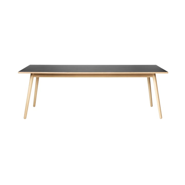 Stół do jadalni C35C 95x220 cm - Black-oak nature lacquered - FDB Møbler