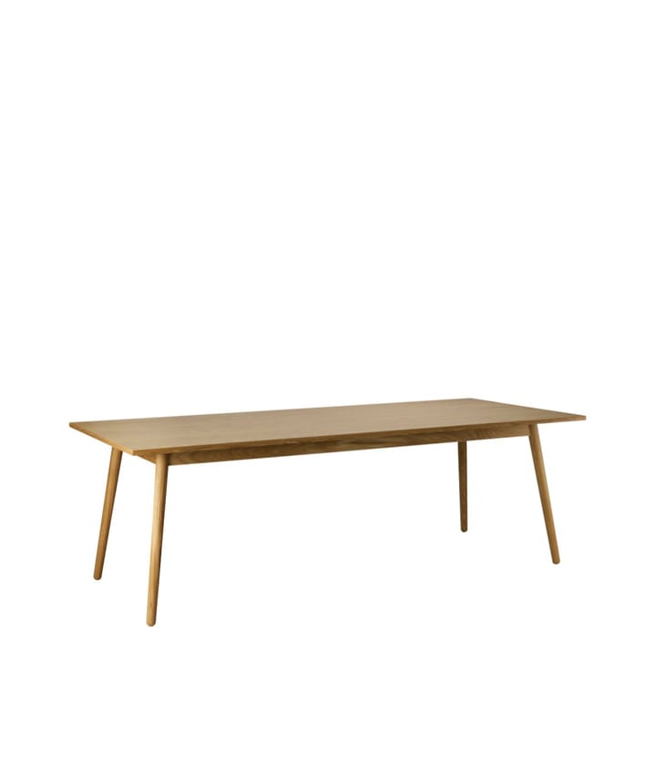 Stół do jadalni C35C 95x220 cm, Oak nature-oak nature lacquered FDB Møbler