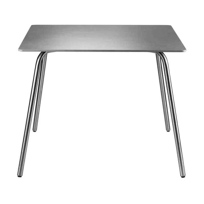 Stół ogrodowy M21 Teglgård 90x90 cm, Stone-stainless steel FDB Møbler