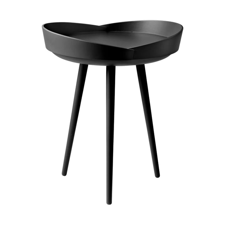 Stolik D106 Bakkedal Ø38 cm - Beech black painted - FDB Møbler