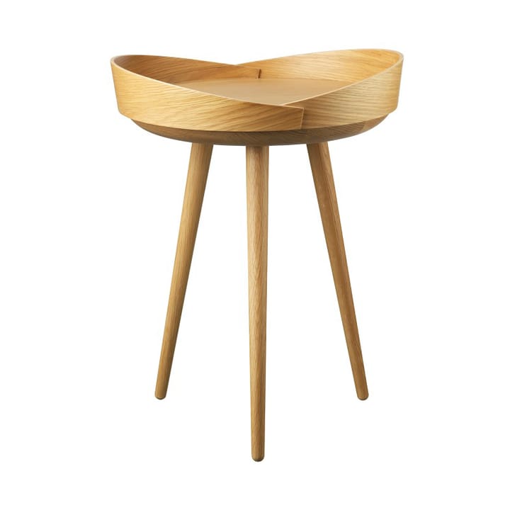 Stolik D106 Bakkedal Ø38 cm - Oak nature lacquered - FDB Møbler