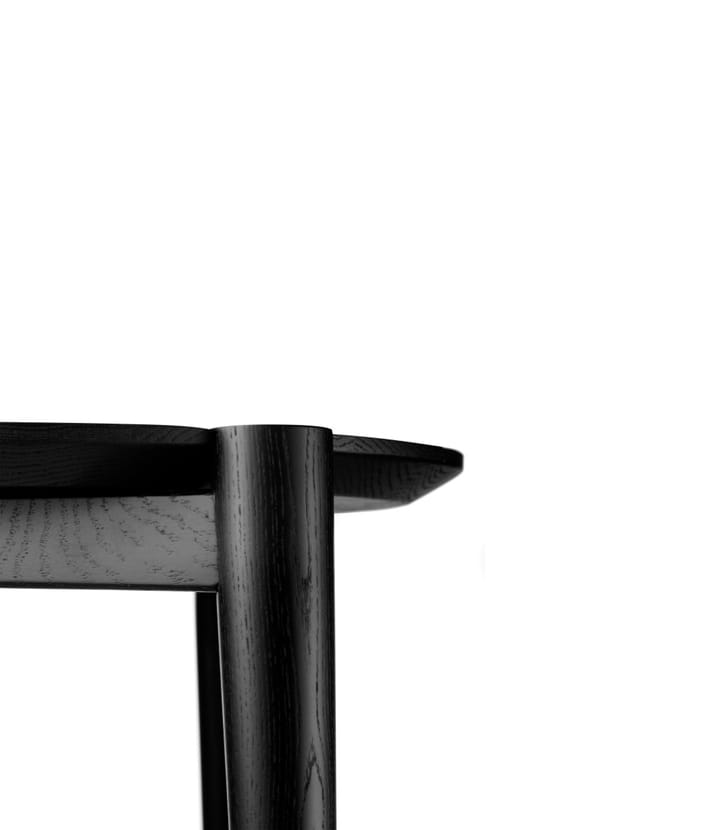Stolik kawowy D102 Søs Ø85 cm, Oak black painted FDB Møbler