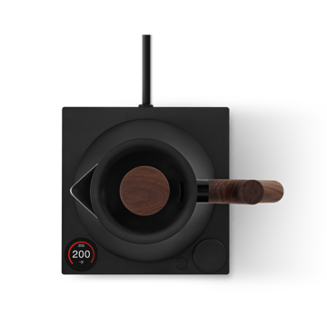 Czajnik elektryczny Corvo EKG Pro 0,9 L - Matte black-walnut - Fellow
