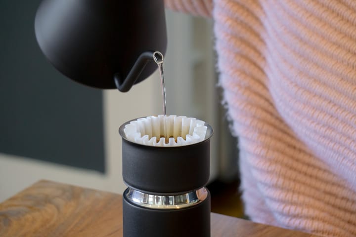 Dripper do kawy Stagg X Pour-Over, Matte black-clear glass Fellow