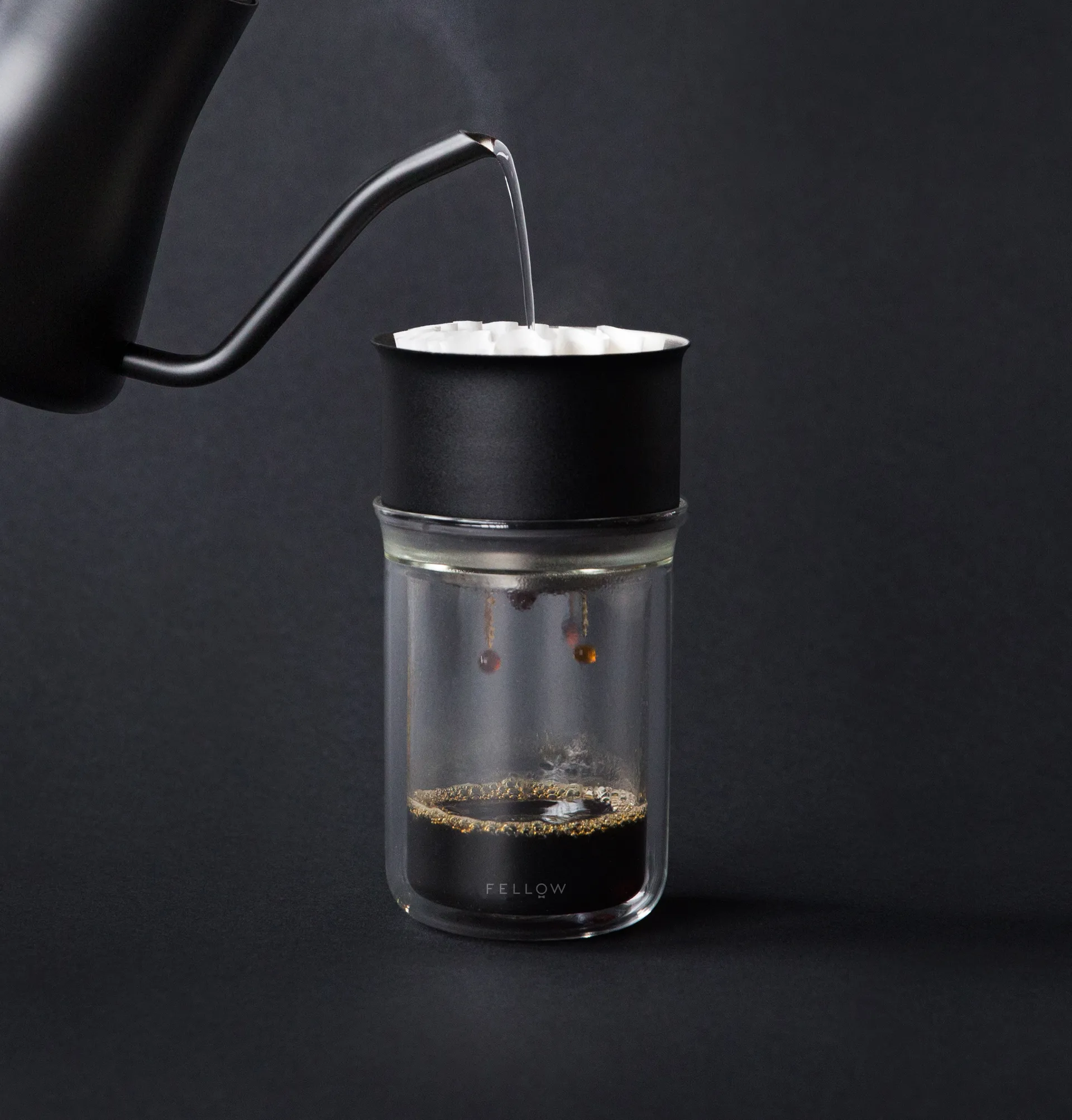 Dripper do kawy Stagg X Pour-Over, Matte black Fellow