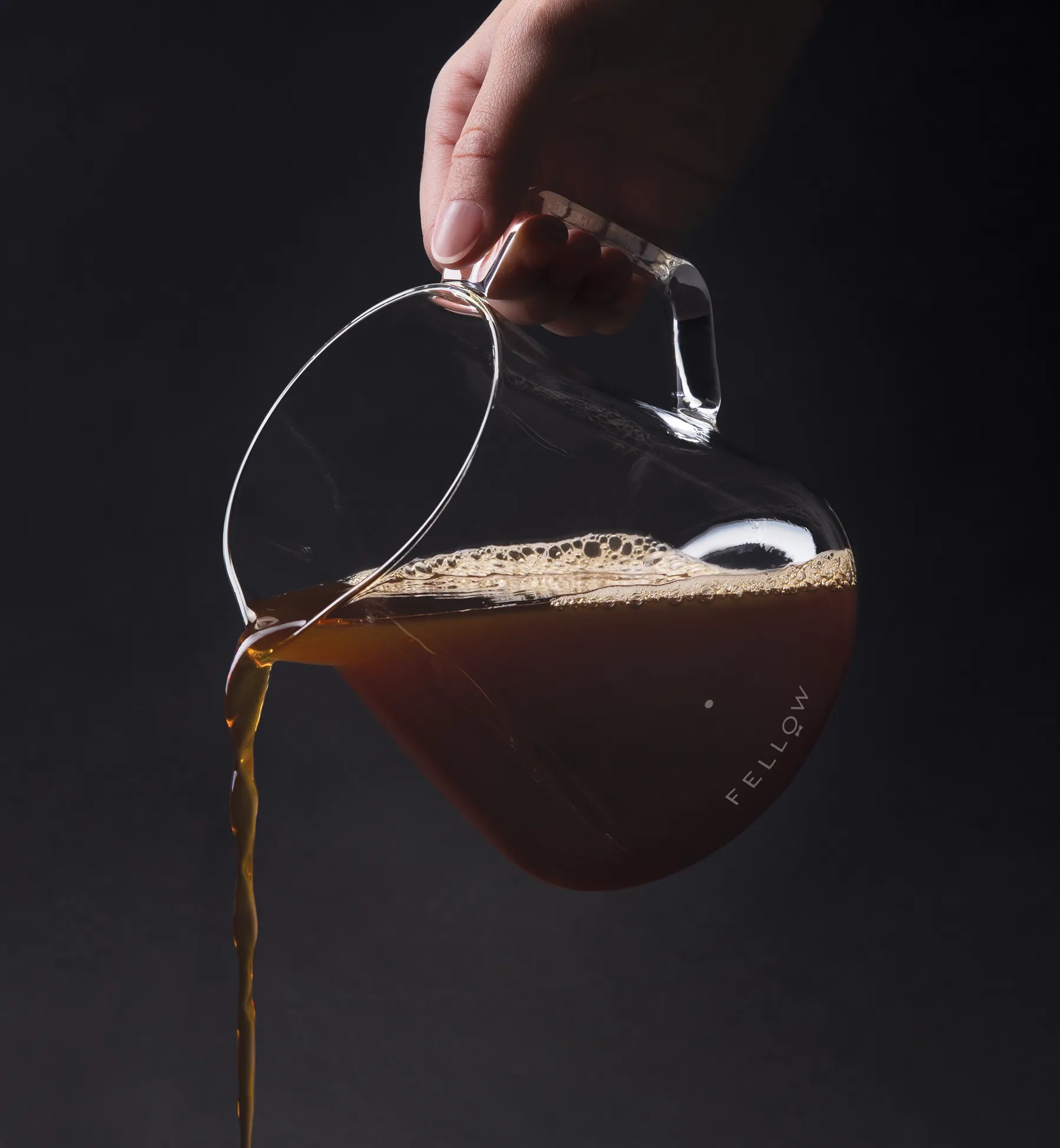 Karafka Mighty Small 50 cl, Smoked glass Fellow