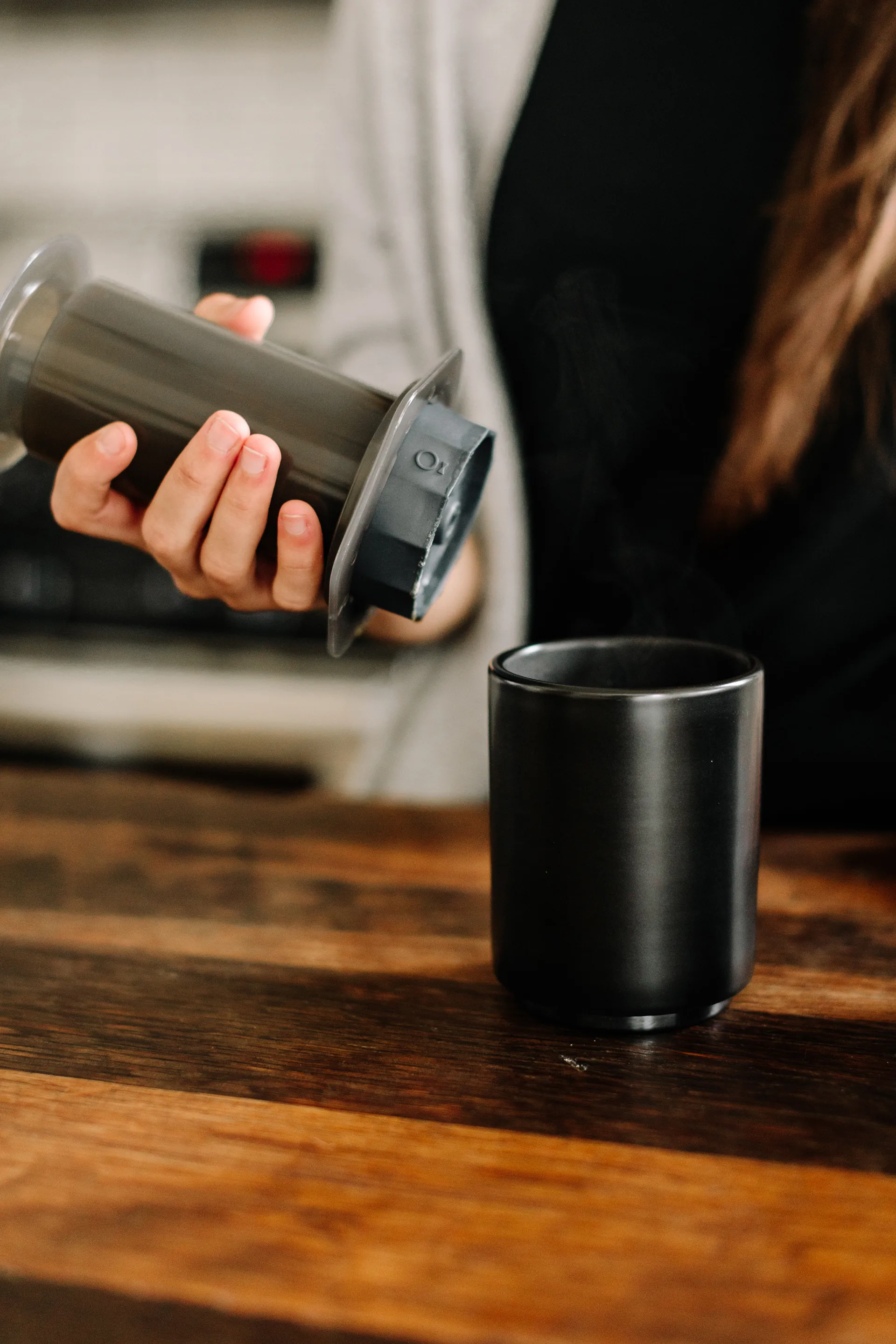 Kubek do latte Monty Milk Arts 325 ml, Black Fellow