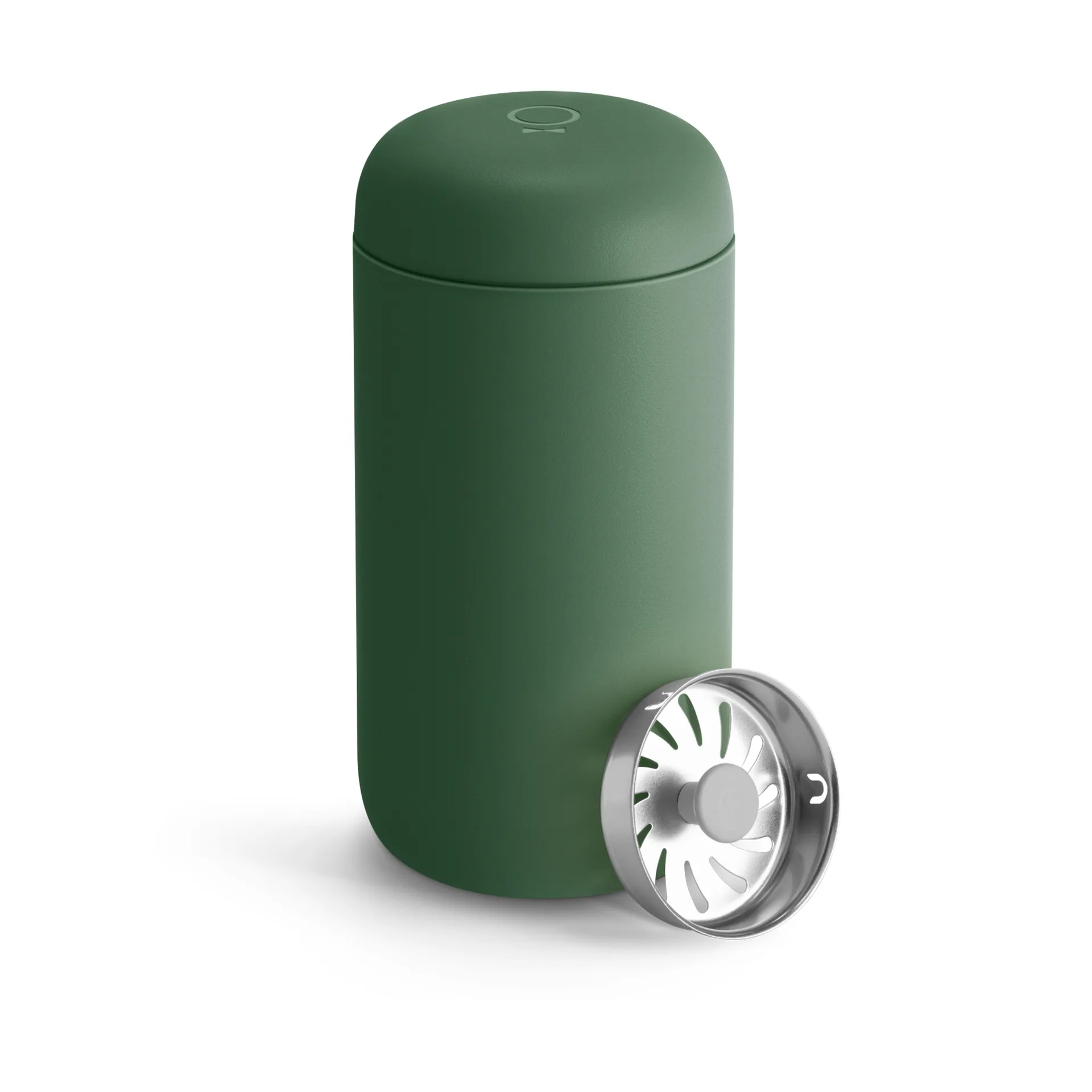 Kubek termiczny z ochroną przed rozpryskami Carter 35 cl, Cargo green Fellow