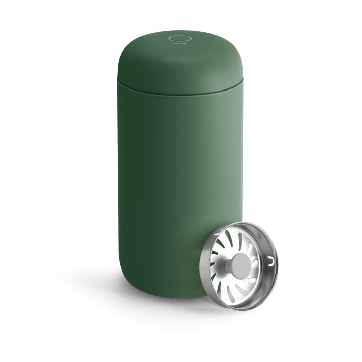 Kubek termiczny z ochroną przed rozpryskami Carter 35 cl, Cargo green Fellow