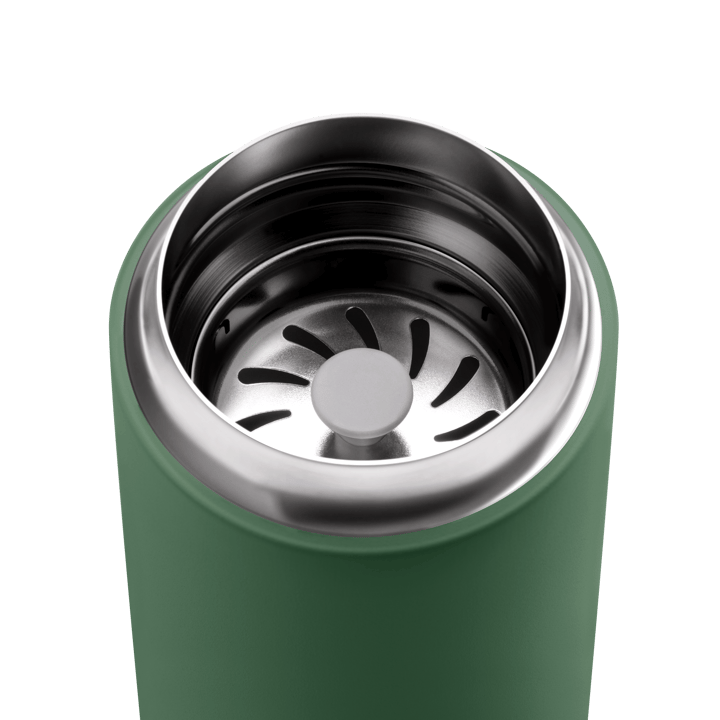 Kubek termiczny z ochroną przed rozpryskami Carter 35 cl, Cargo green Fellow