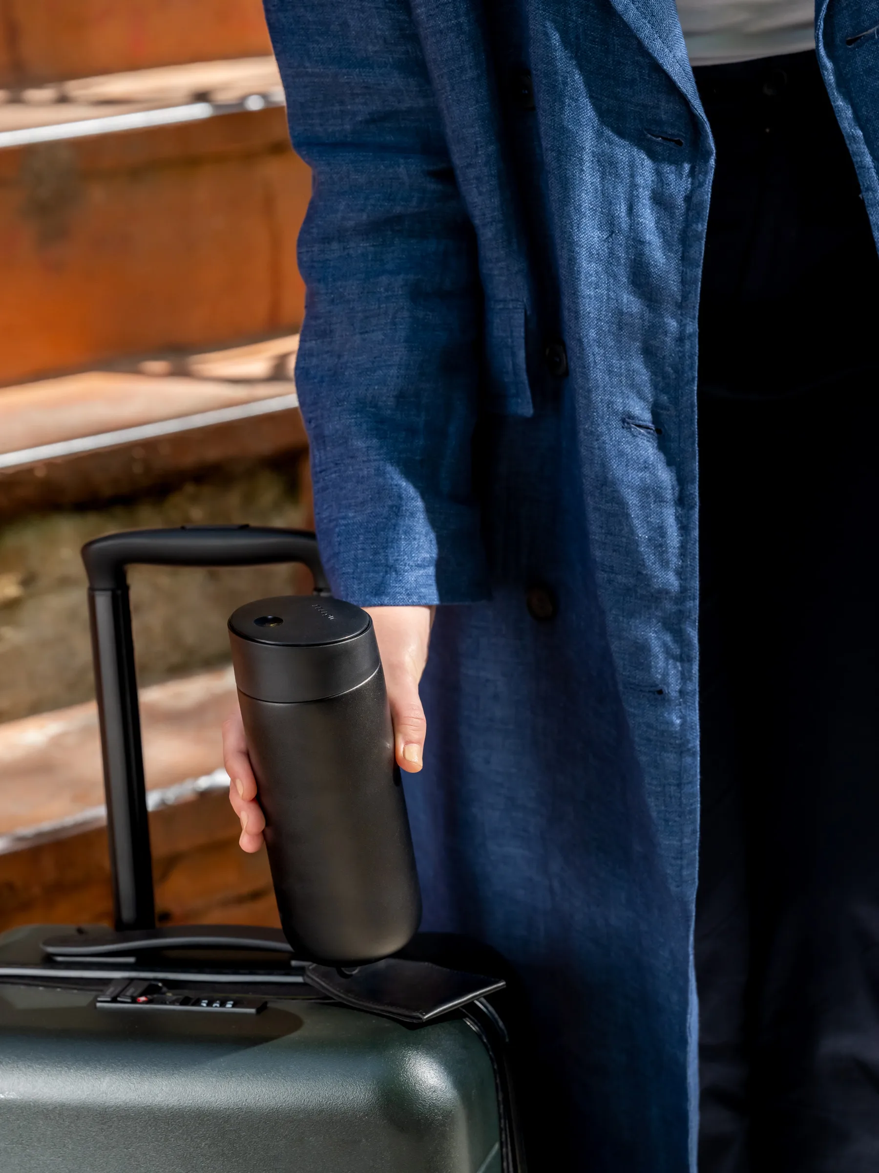 Kubek termiczny z pokrywką Carter 47 cl, Matte black Fellow