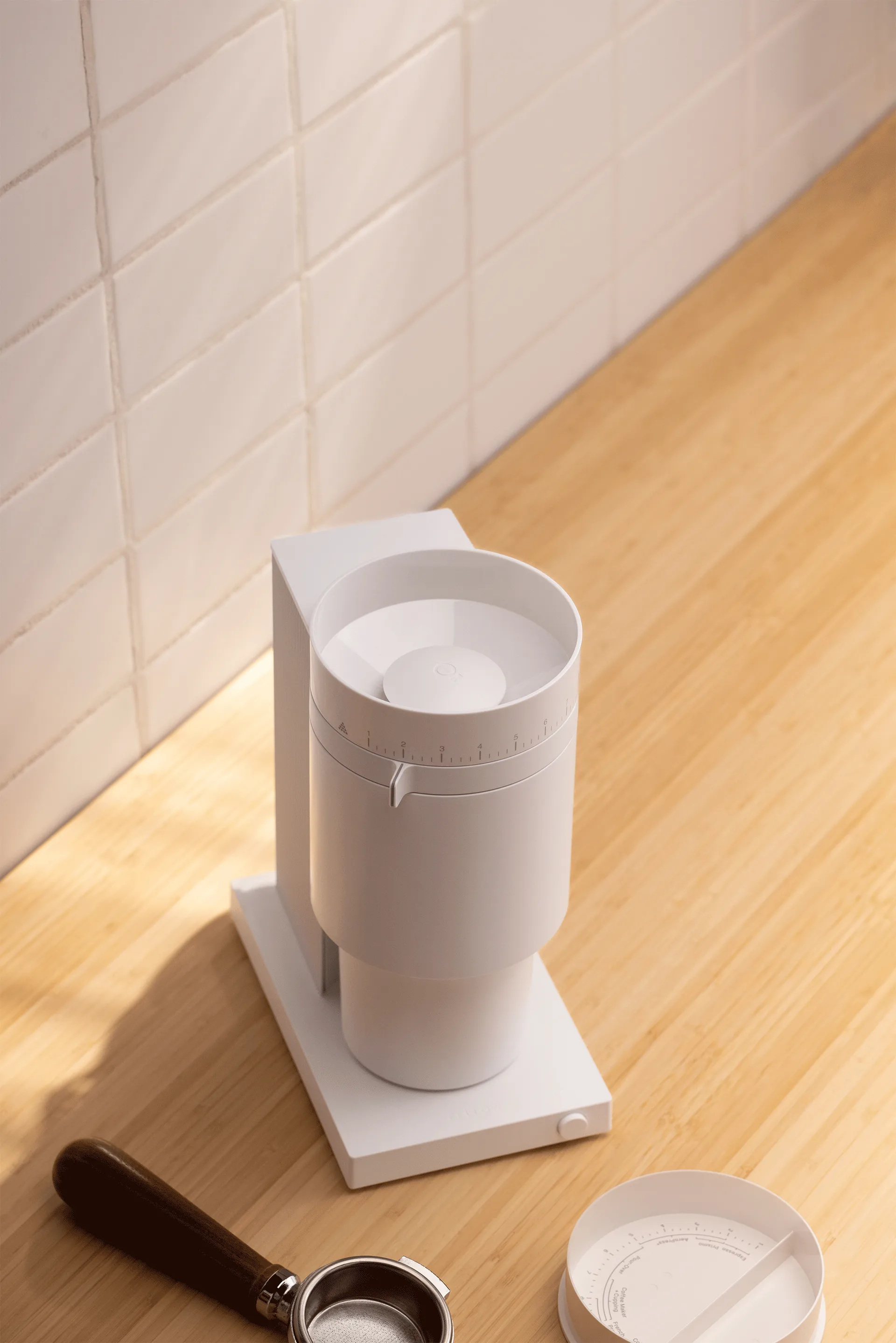 Młynek elektryczny do kawy Opus Conical Burr, Matte white Fellow