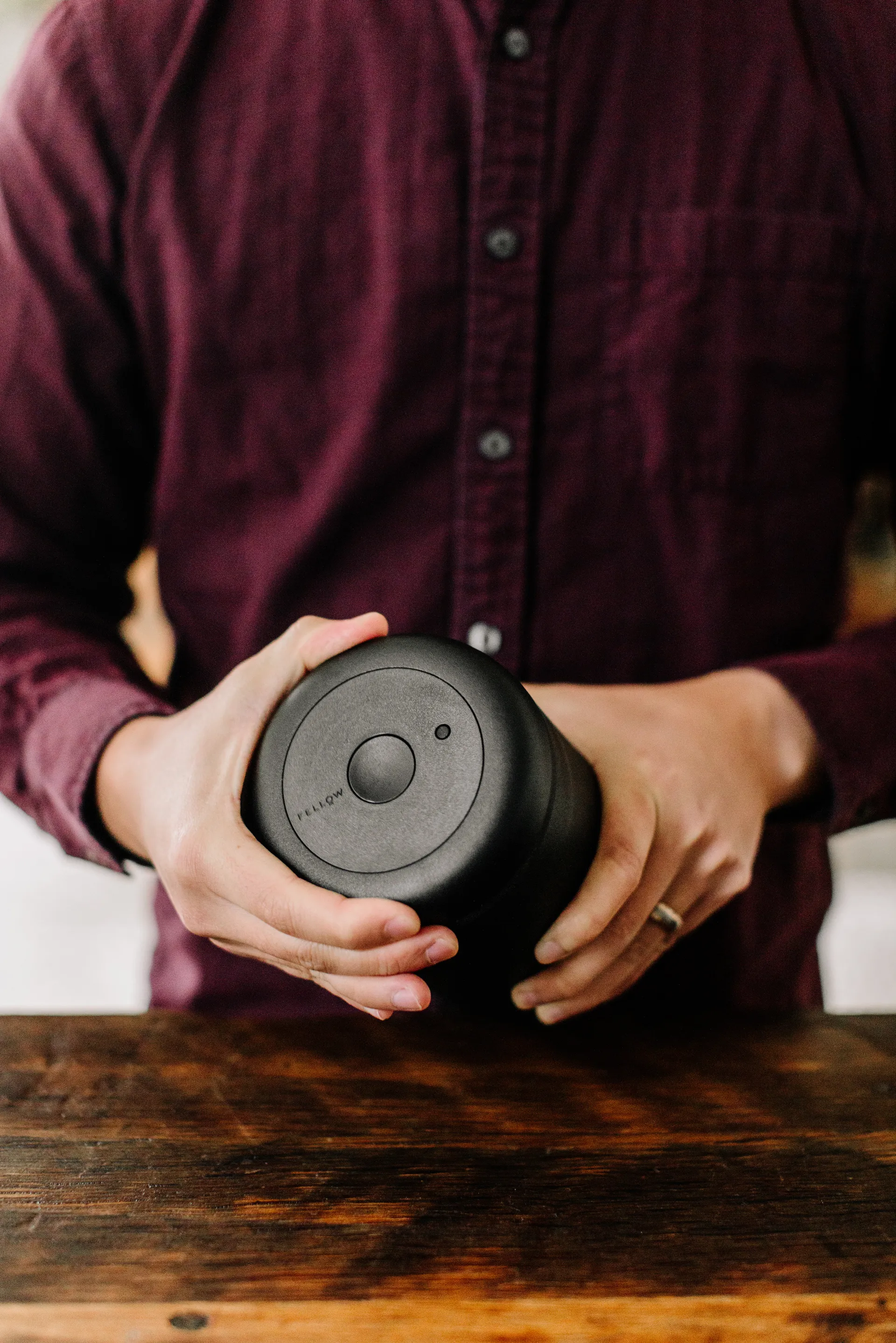 Pojemnik próżniowy Atmos 1,2 L, Matte black Fellow