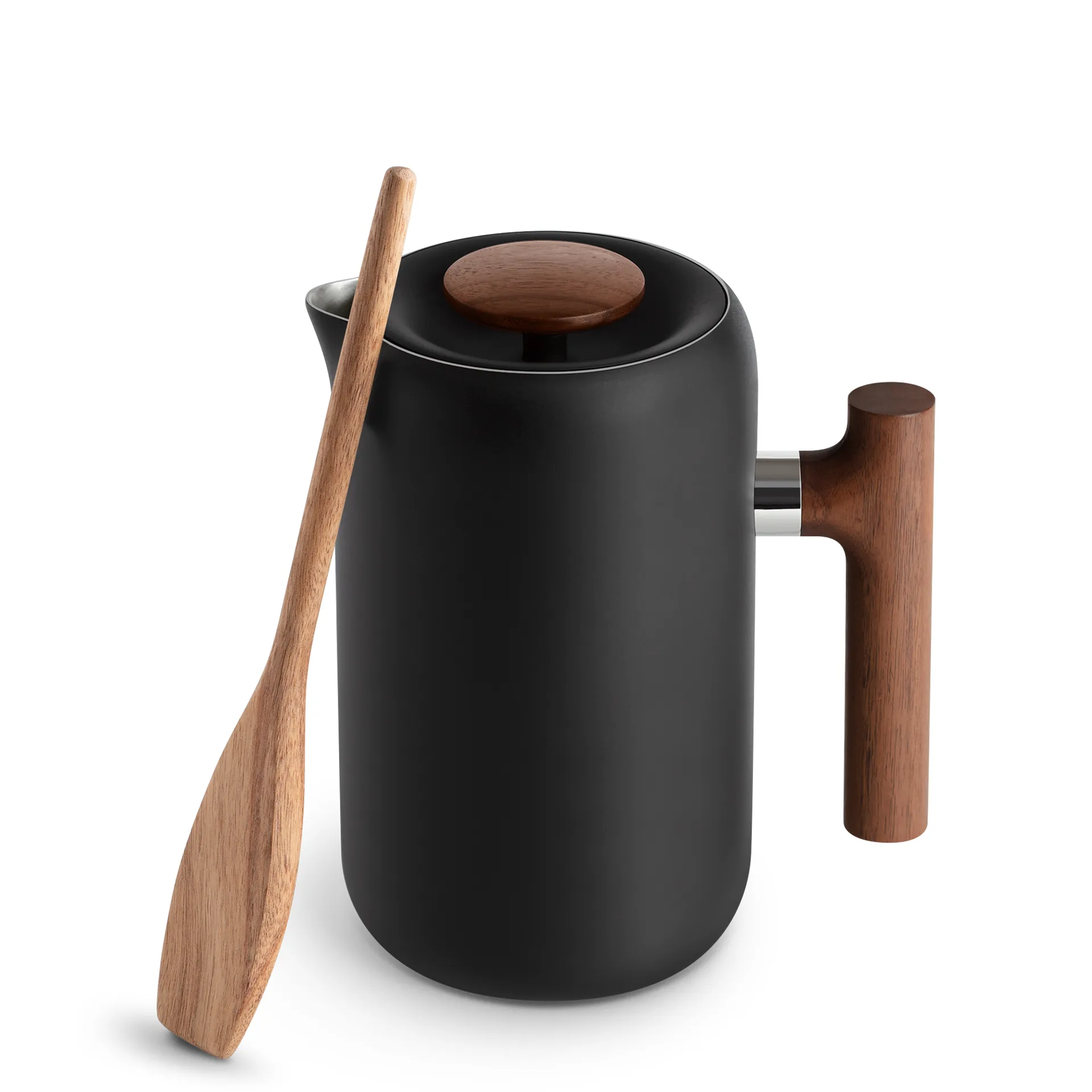 Prasa do kawy Clara 70,9 cl, Matte black-walnut Fellow