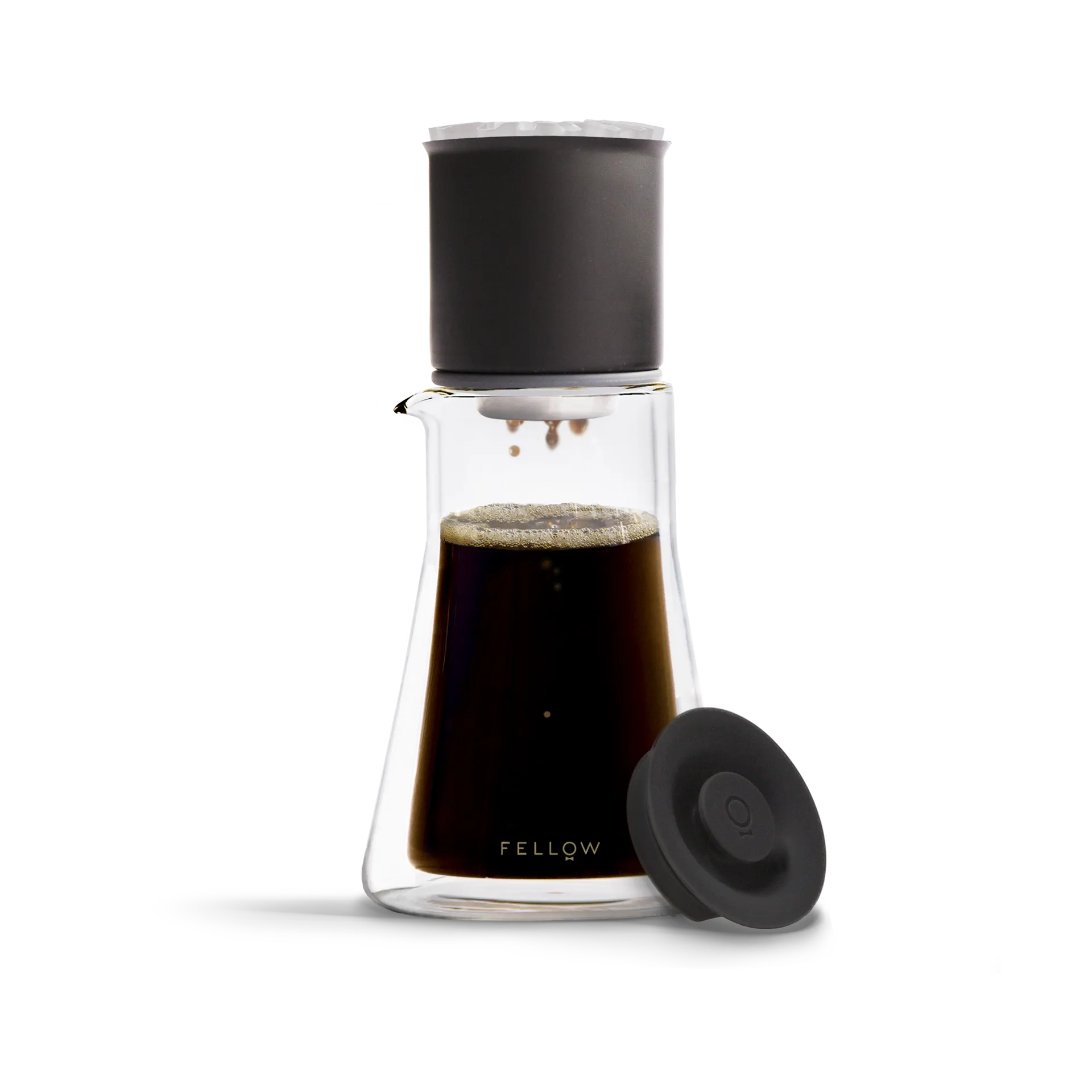 Stagg XF zestaw do pour-over, Matte black-clear glass Fellow