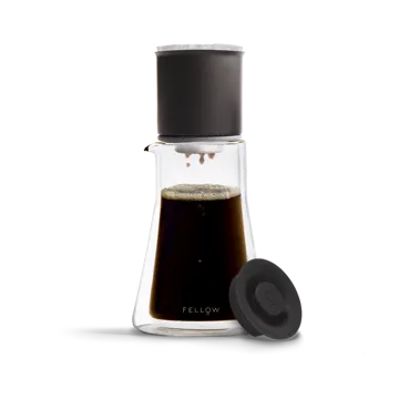 Stagg XF zestaw do pour-over - Matte black-clear glass - Fellow