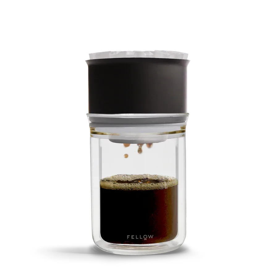 Zestaw do parzenia kawy Stagg X Pour-Over, Matte black-clear glass Fellow