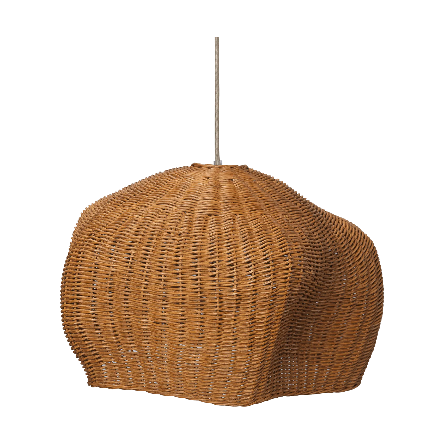 Abażur Drape medium, Naturalny Ferm Living