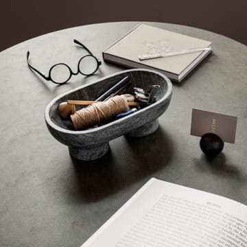 Alza marmurowa miska - black - Ferm Living