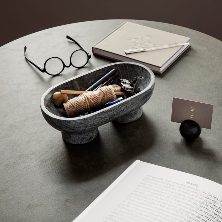Alza marmurowa miska, black Ferm Living