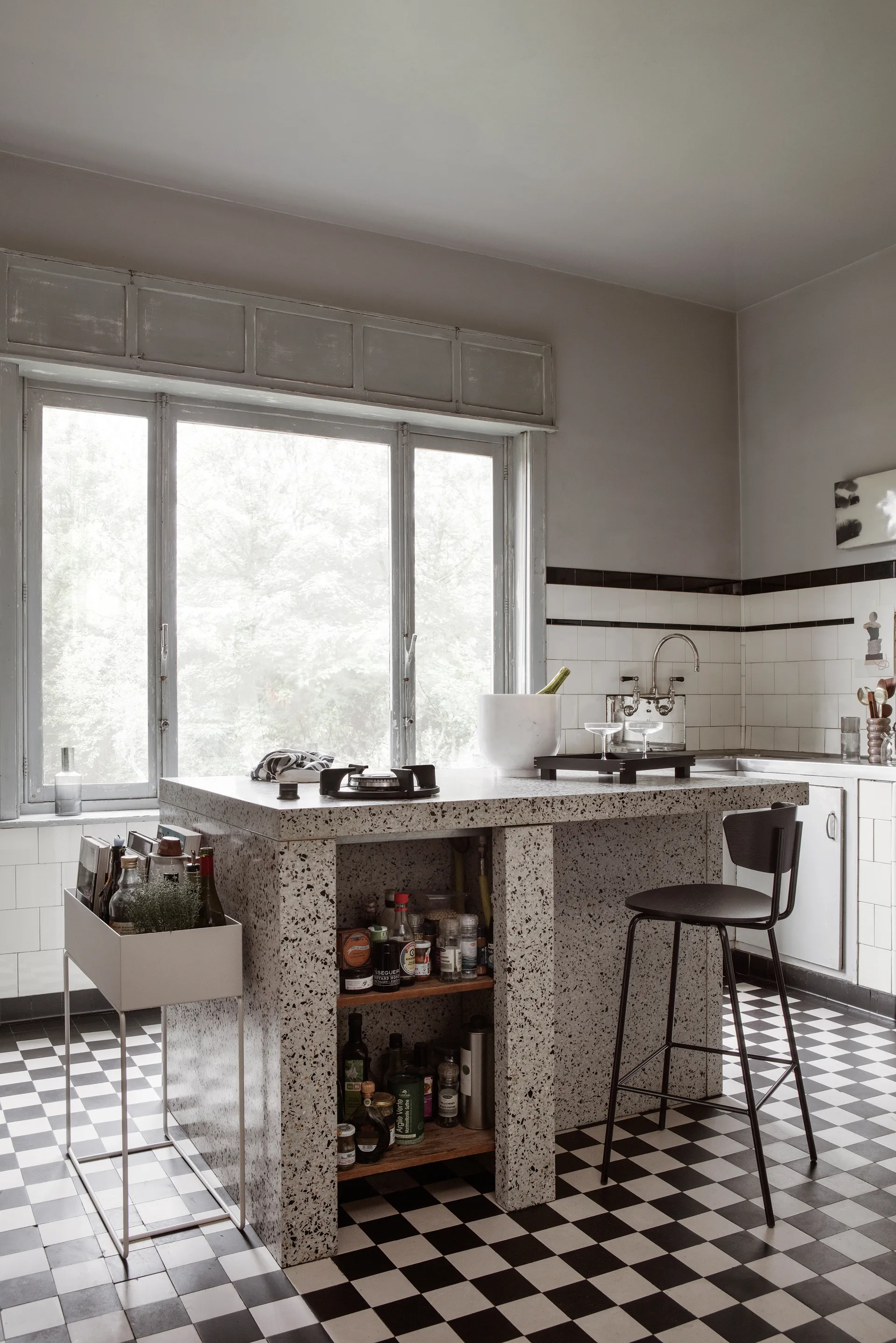 Alza marmurowe naczynie do chłodzenia szampana, White Marble Ferm Living