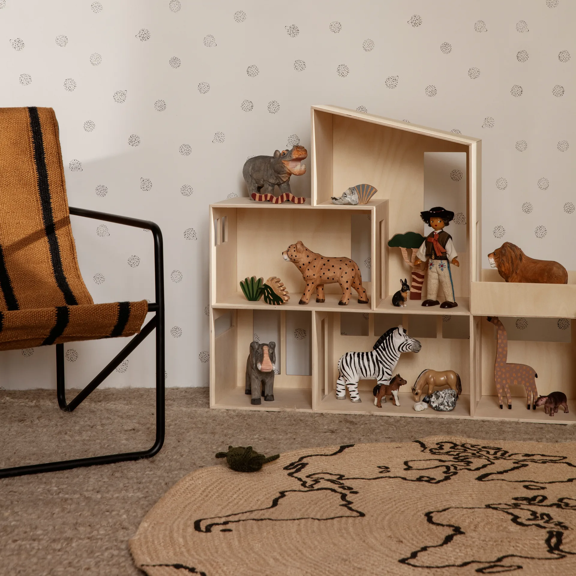 Animal drewniana dekoracja, elephant Ferm Living