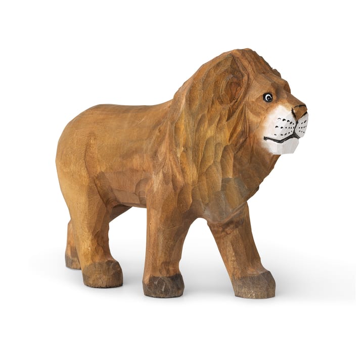 Animal drewniana dekoracja - lion - ferm LIVING