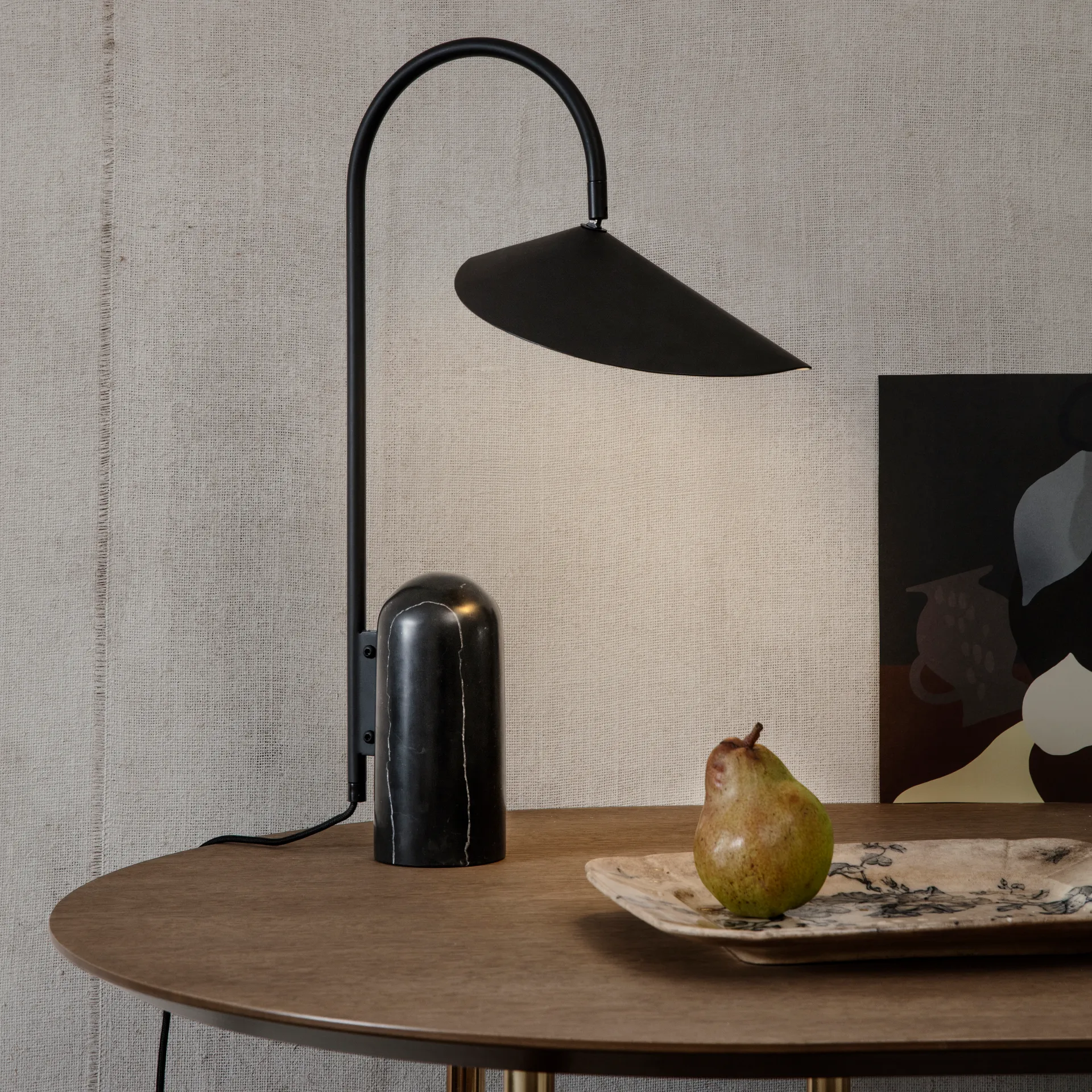 Arum lampa stołowa, Black Ferm Living