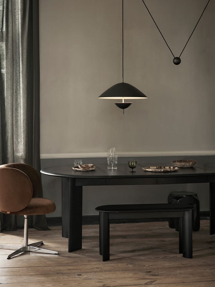 Ławka Bevel, Czarny olejowany buk Ferm Living