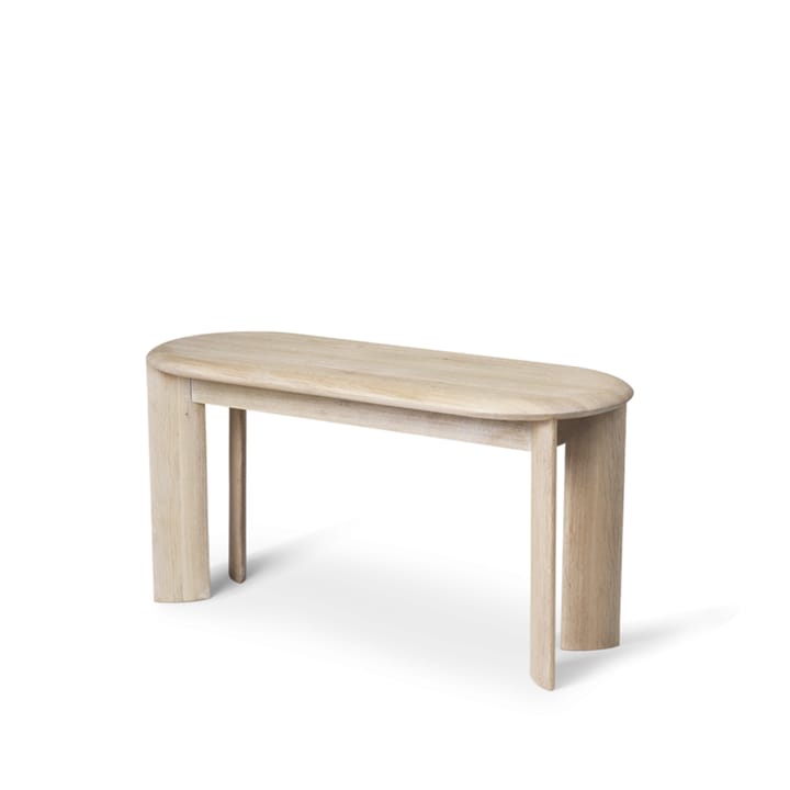 Ławka Bevel - oak white oiled - Ferm Living