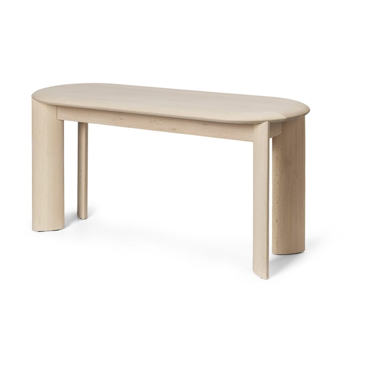 Ławka Bevel, White Oiled Beech Ferm Living