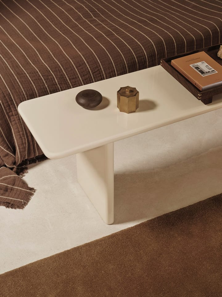 Ławka Rink 140 cm, Eggshell Ferm Living