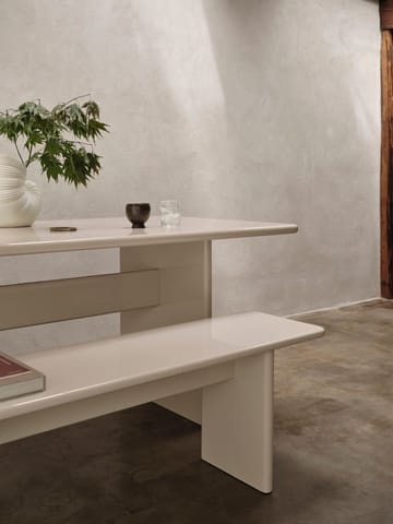 Ławka Rink 200 cm - Eggshell - Ferm Living