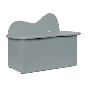 Ławka ze schowkiem Slope 75x38x51 cm - Storm - Ferm Living