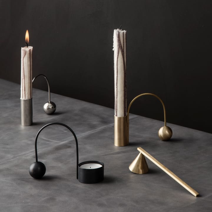 Balance chromowany świecznik, candle Ferm Living