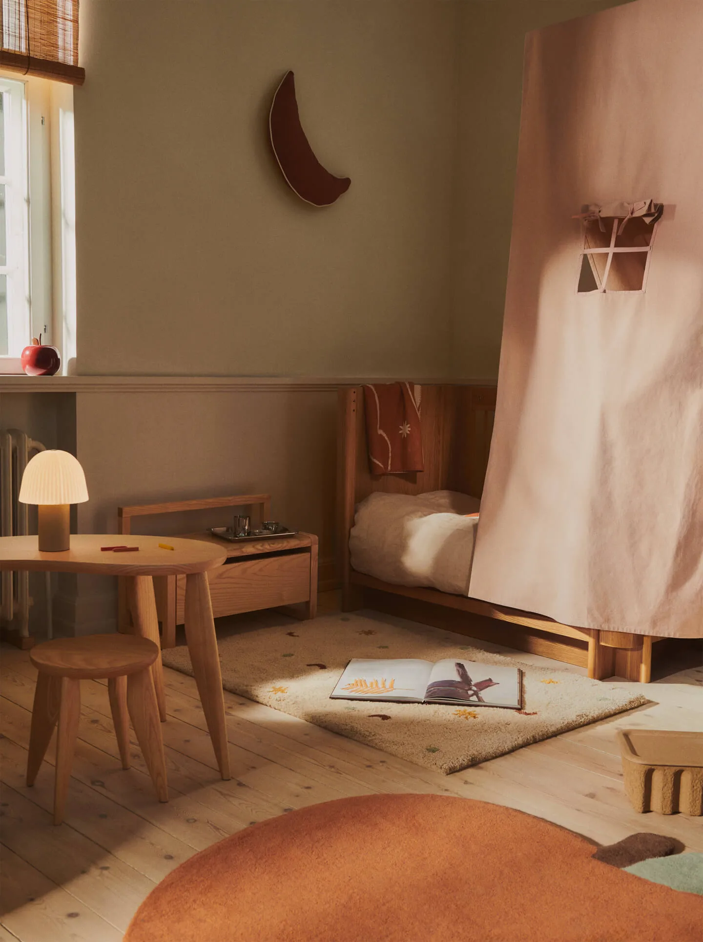 Baldachim do łóżka Settle, Rose, 80x194 cm Ferm Living