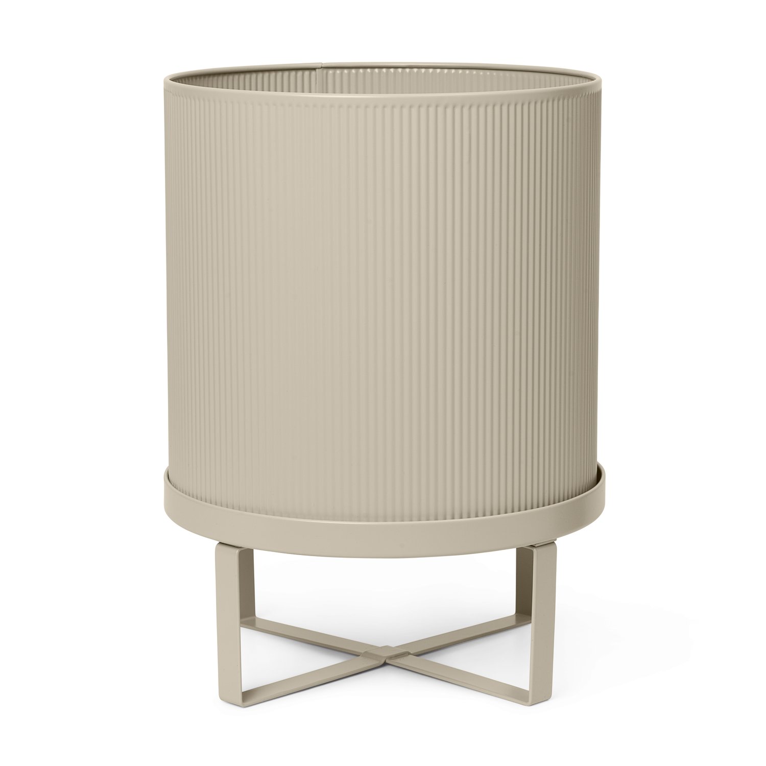 Ferm Living Bau doniczka, duża Ø28 cm Beżowa | Skandynawski Design | Doniczki | Beżowy