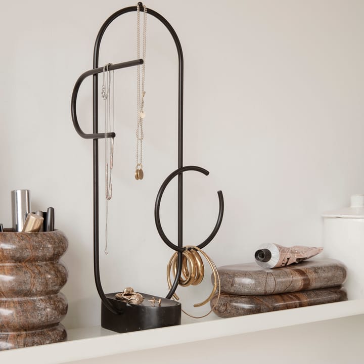 Bendum kubek na szczoteczki, marmur, brown marble Ferm Living