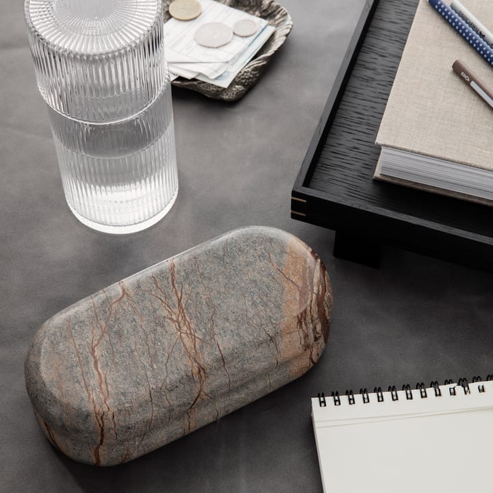 Bendum pojemnik do przechowywania, marmur, brown marble Ferm Living