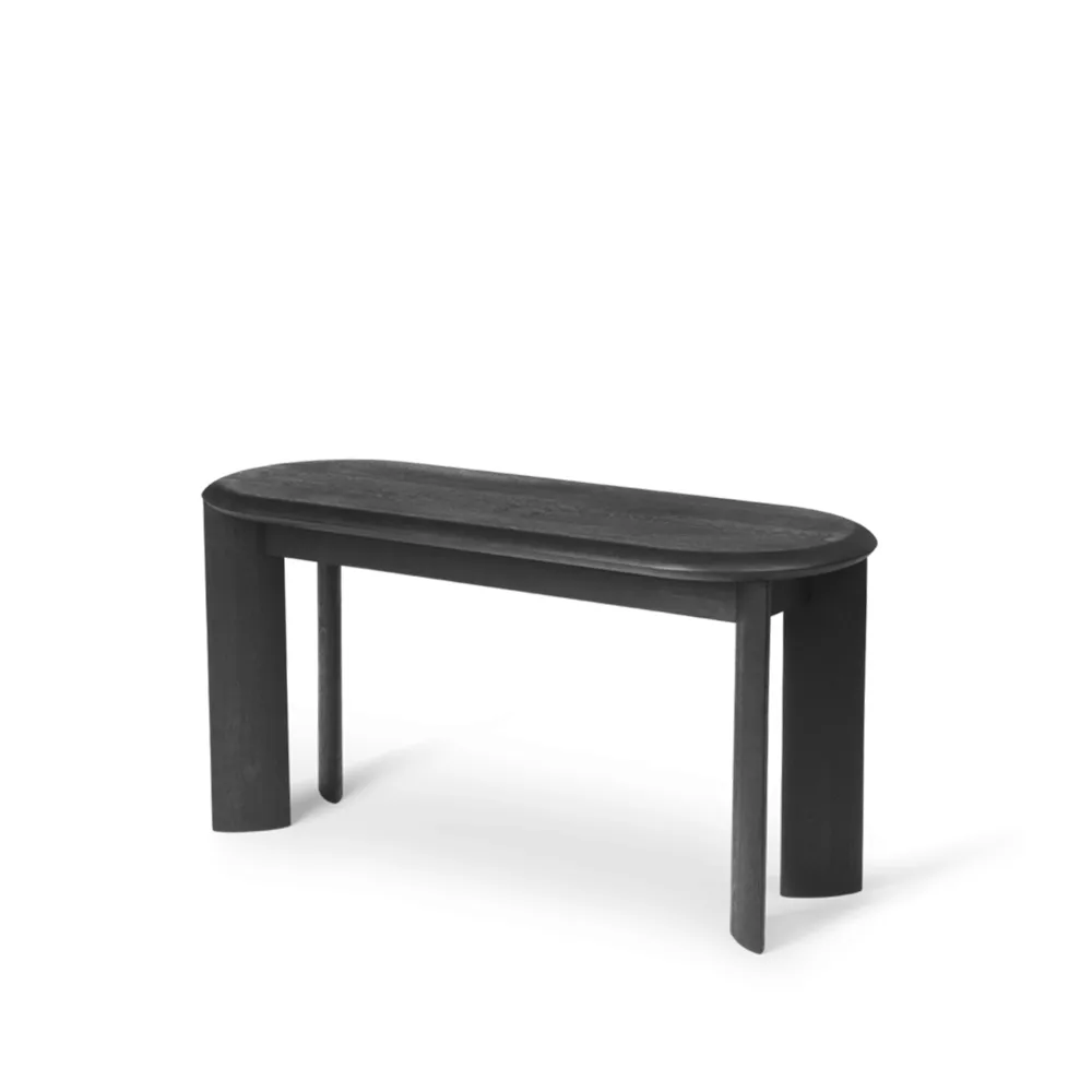 Bevel ławka 90 cm, Dąb olejowany na czarno Ferm Living