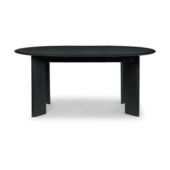 Bevel Extendable stoł jadalny - Buk olejowany na czarno, z 2 wkładką do stołu - Ferm Living