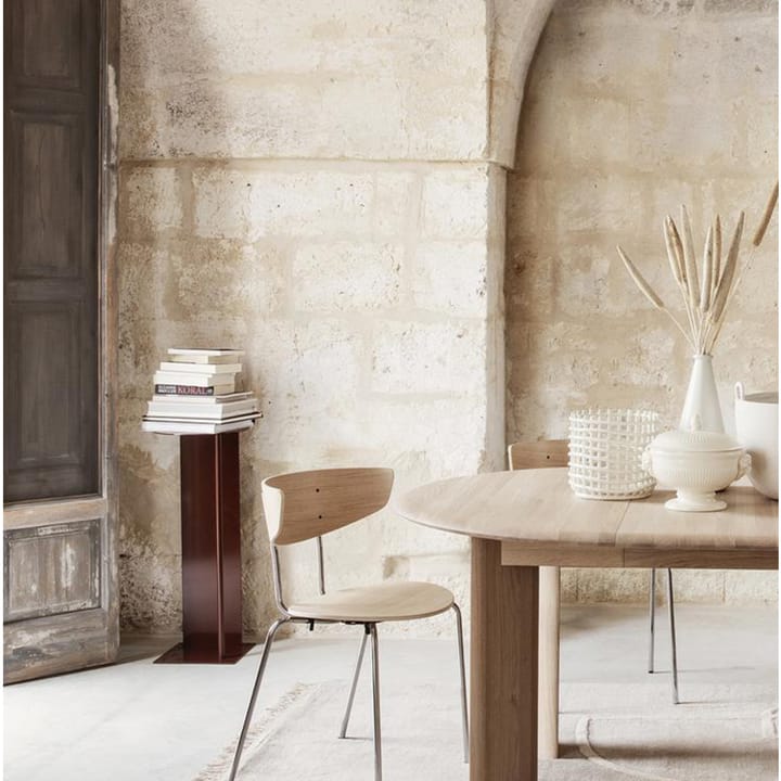 Bevel Extendable stoł, oak white oiled, inkl. zawiera 2 wkładki 50 cm Ferm Living